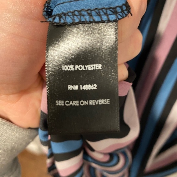 Torrid Long Sleeve Striped Blouse - Picture 6 of 6